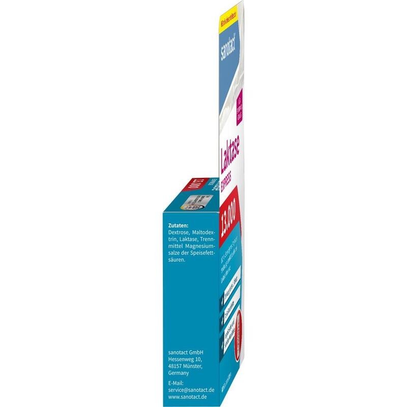 SANOTACT Laktase Express 13.000 Kautabletten