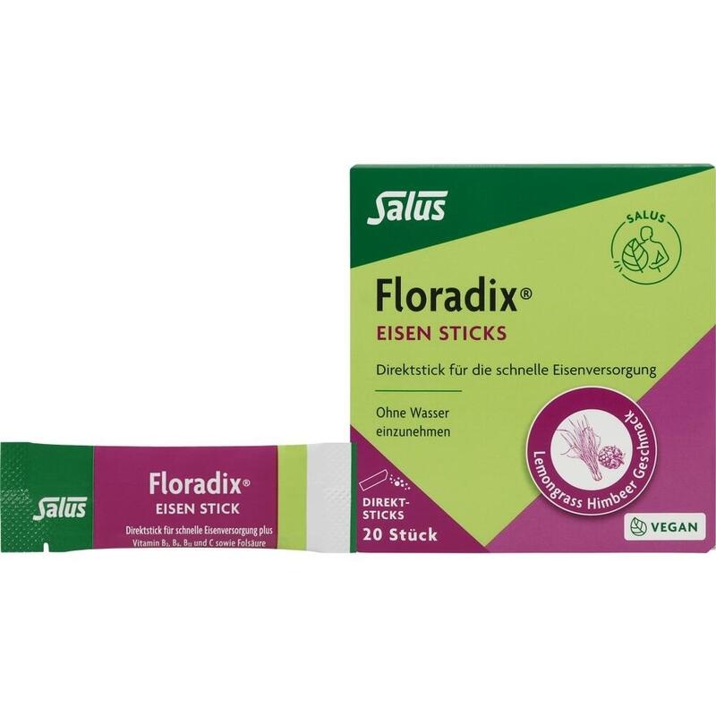 FLORADIX Eisen Sticks Pulver Salus
