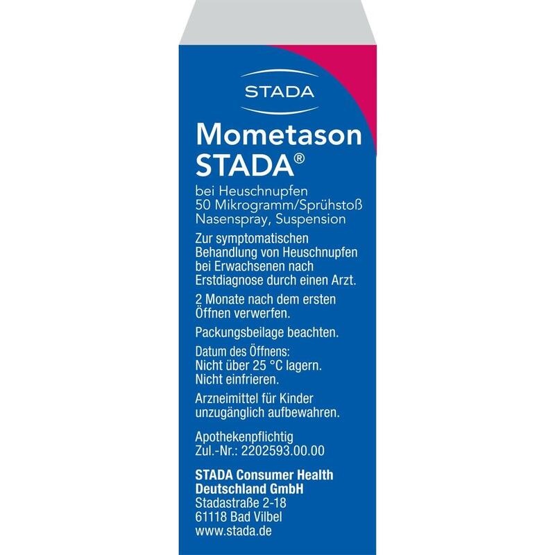 MOMETASON STADA Heuschnupfenspray 50μg/Sprühst.140
