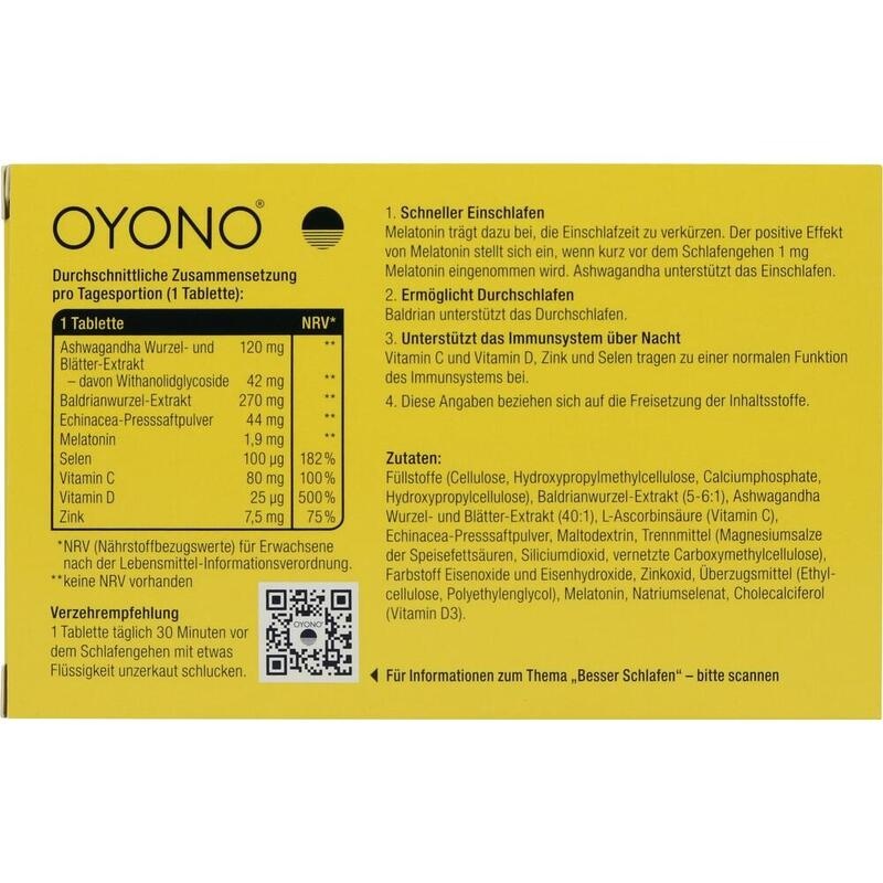 OYONO Nacht Intens Immun Tabletten