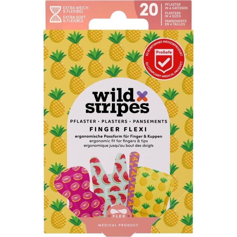 WILD STRIPES Pflaster Finger Flexi Food INT