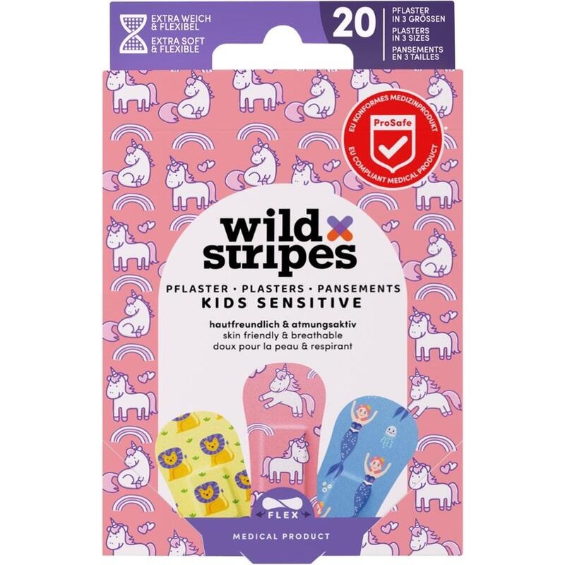 WILD STRIPES Pflaster Kids sensitiv Fantasy INT