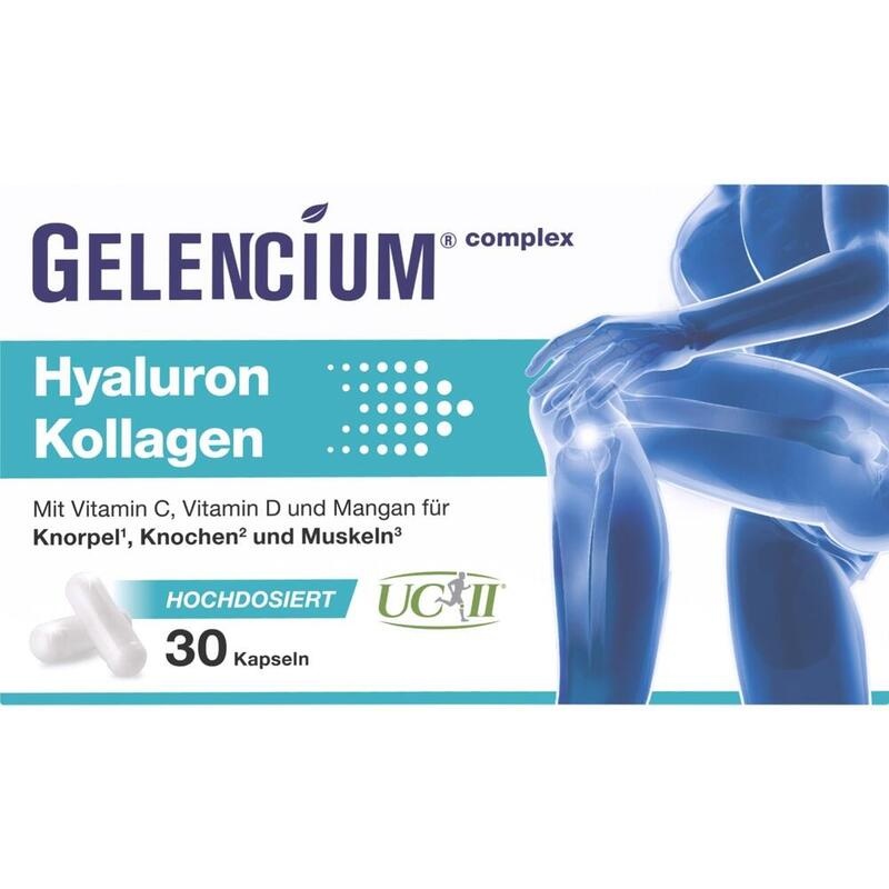 GELENCIUM Hyaluron Kollagen Kapseln – Bei Arthrose, Gelenkschmerzen & Knorpelverschleiß