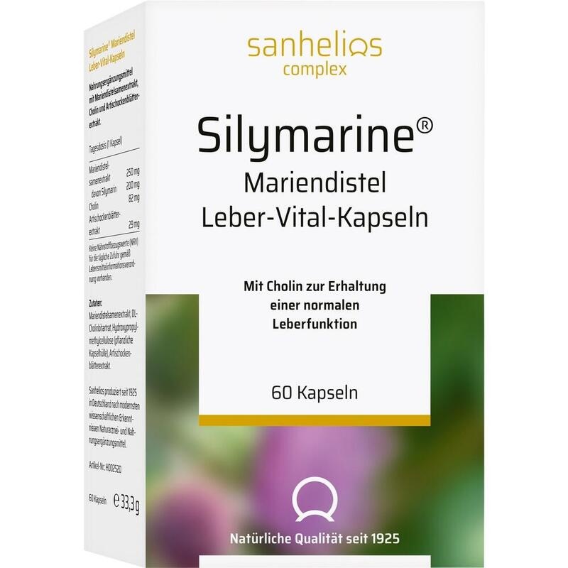 SILYMARINE Mariendistel Leber-Vital-Kapseln