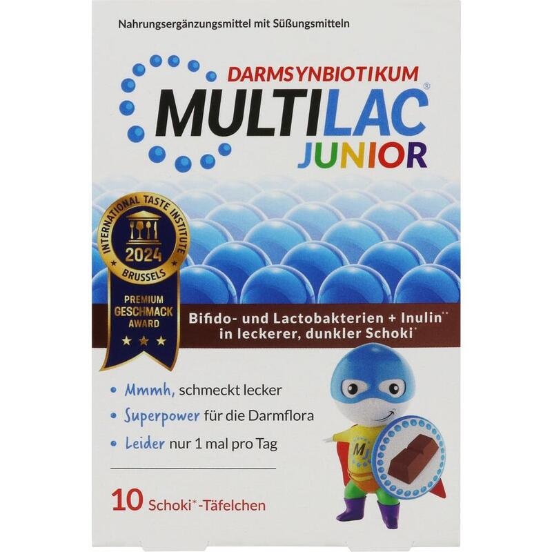 MULTILAC Darmsynbiotikum Junior Täfelchen