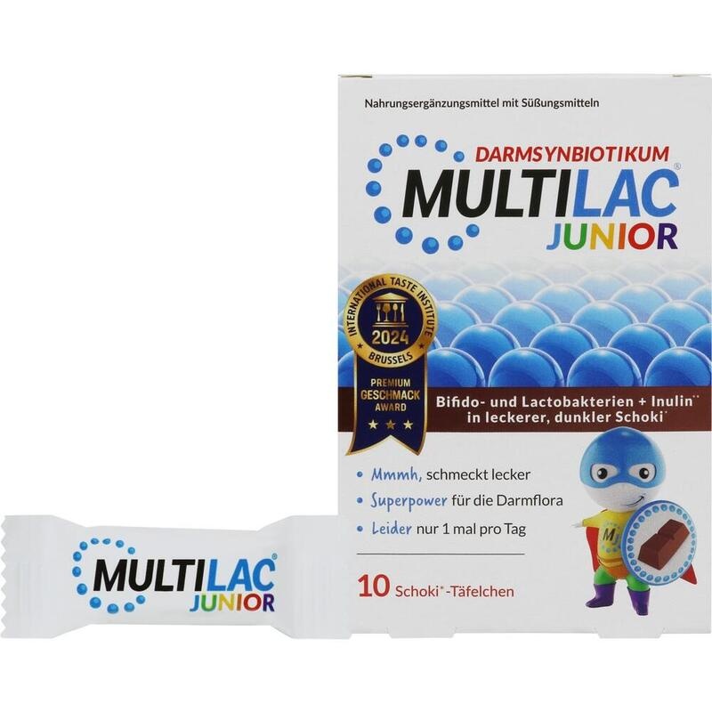 MULTILAC Darmsynbiotikum Junior Täfelchen