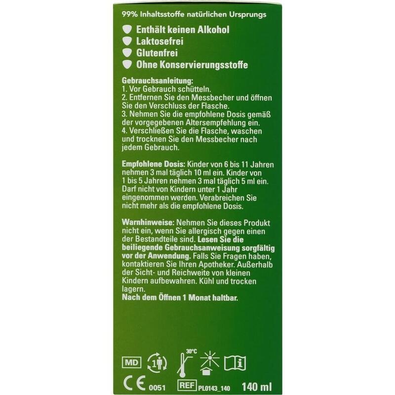 WICK Husten-Sirup Natura Kinder – Bei Husten & Reizhusten ab 1 Jahr