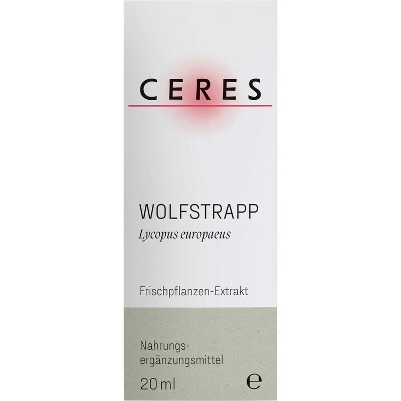 CERES Wolfstrapp Lycopus europaeus Extrakt Tropfen