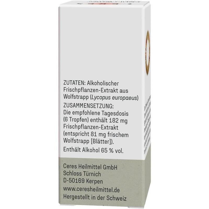 CERES Wolfstrapp Lycopus europaeus Extrakt Tropfen