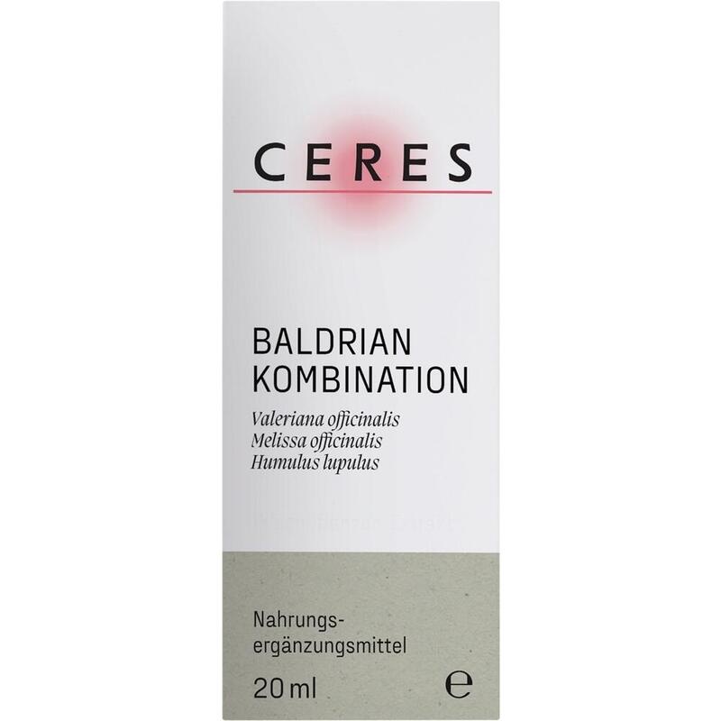 CERES Baldrian Valeriana Kombination Tropfen
