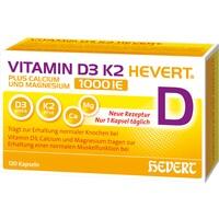 VITAMIN D3 K2 Hevert+Calcium u.Magnes.1000 IE Kps.