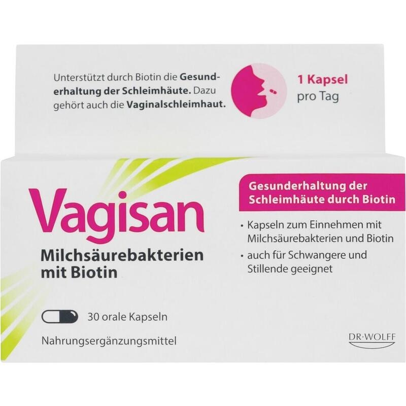 VAGISAN Milchsäurebakterien mit Biotin Kapseln