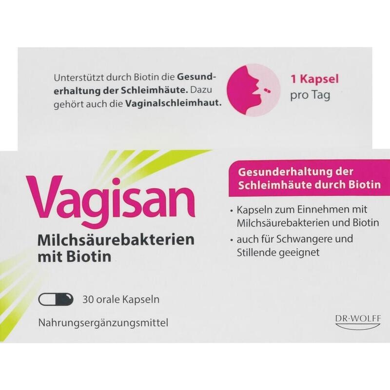 VAGISAN Milchsäurebakterien mit Biotin Kapseln