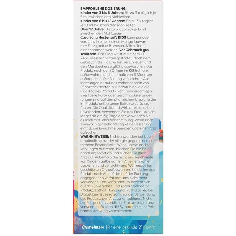 CASA SANA HUSTENSAFT KIDS