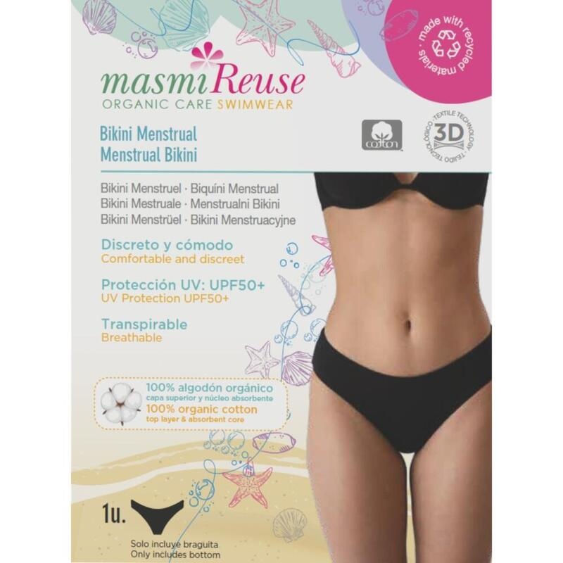 BIO PERIODENBIKINIHOSE Gr.L Bio Baumwolle MASMI
