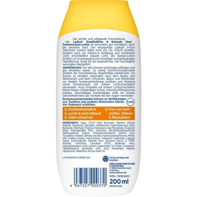 LADIVAL empfindliche & normale Haut Lotion LSF 30