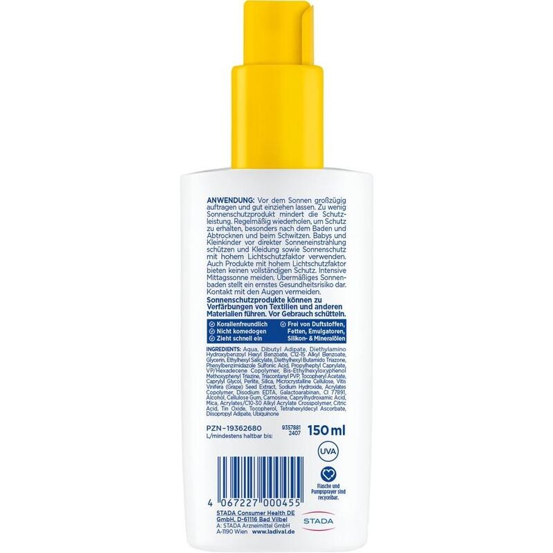 LADIVAL allergische Haut Sonnenschutz-Spray LSF50+