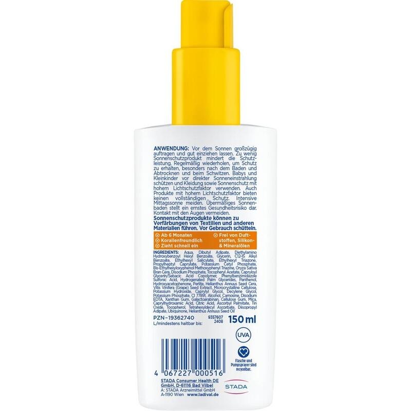LADIVAL empfindliche Kinderhaut Spray LSF 50+