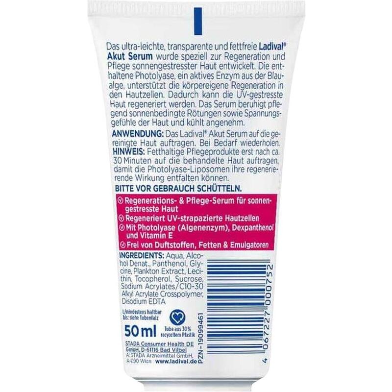 LADIVAL sonnengestresste Haut Akut Serum Gesicht
