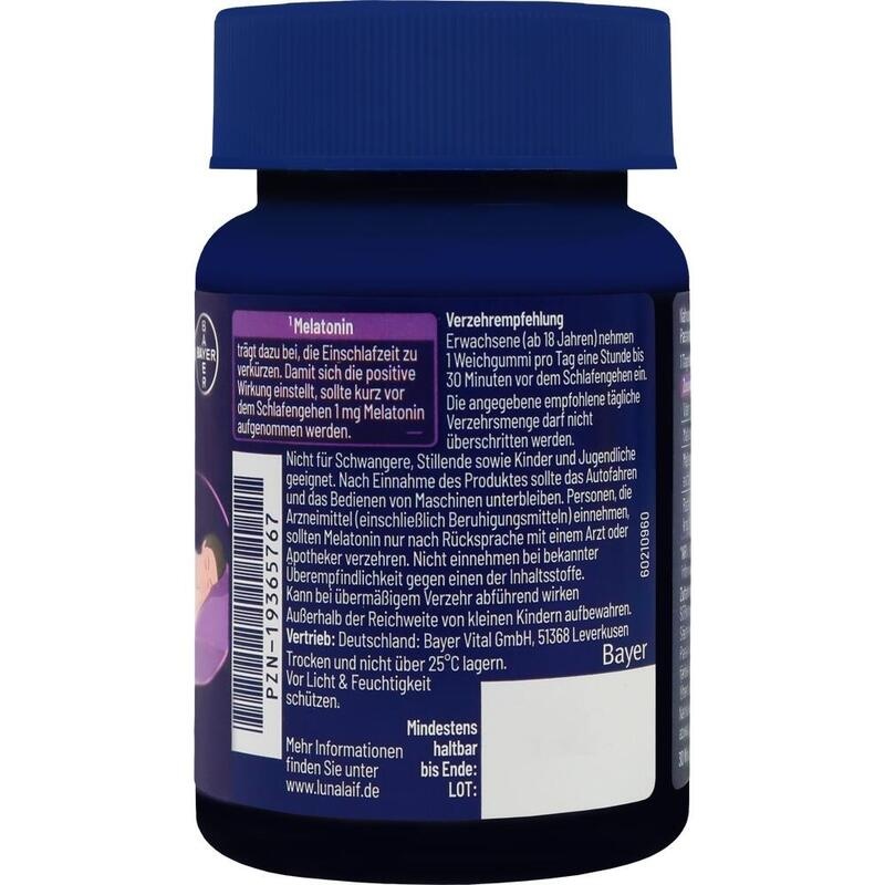 LUNALAIF Guter Schlaf Gummies