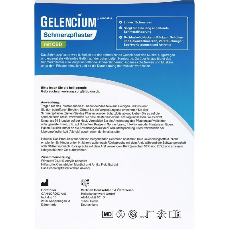 GELENCIUM Schmerzpflaster