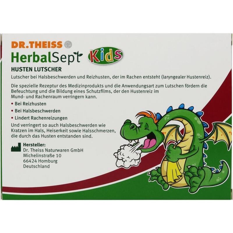 DR.THEISS HerbalSept Husten Lutscher Kids