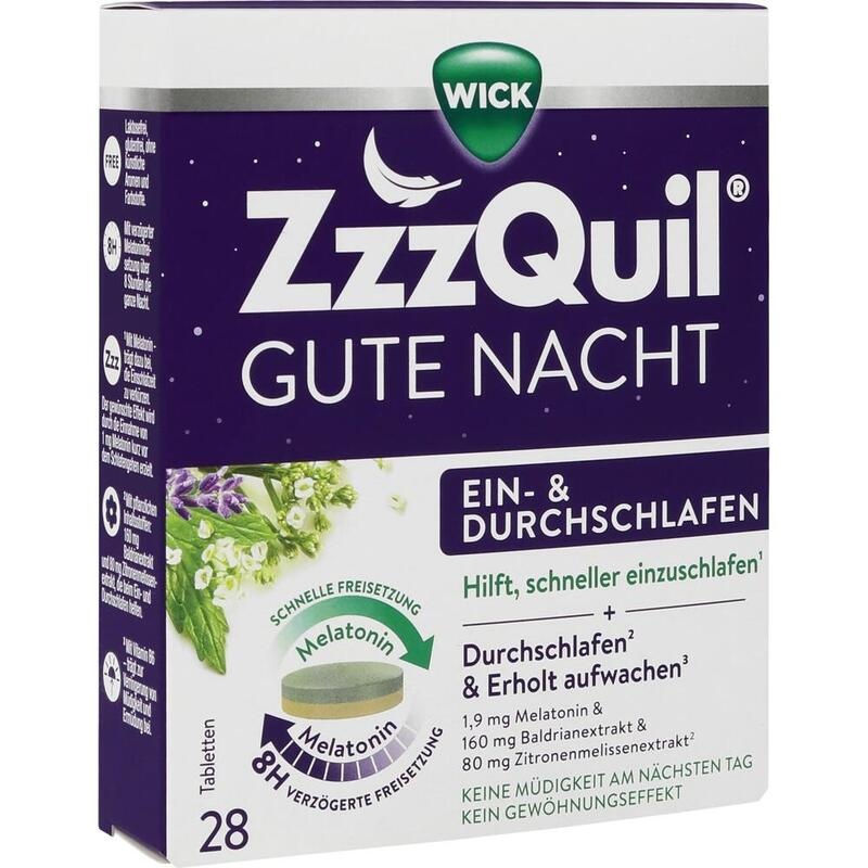 WICK ZzzQuil Gute Nacht Ein- und Durchschlafen TAB