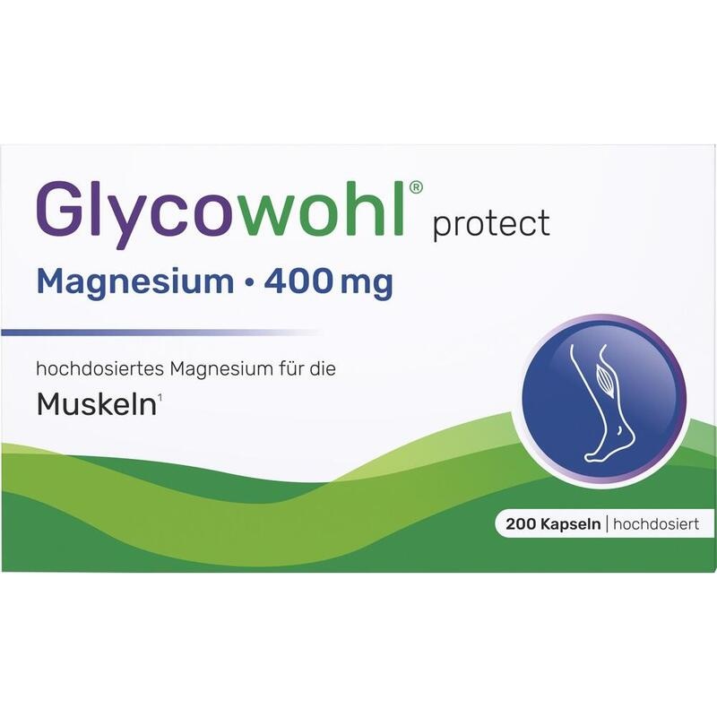 GLYCOWOHL Magnesium 400 mg hochdosiert vegan Kaps.