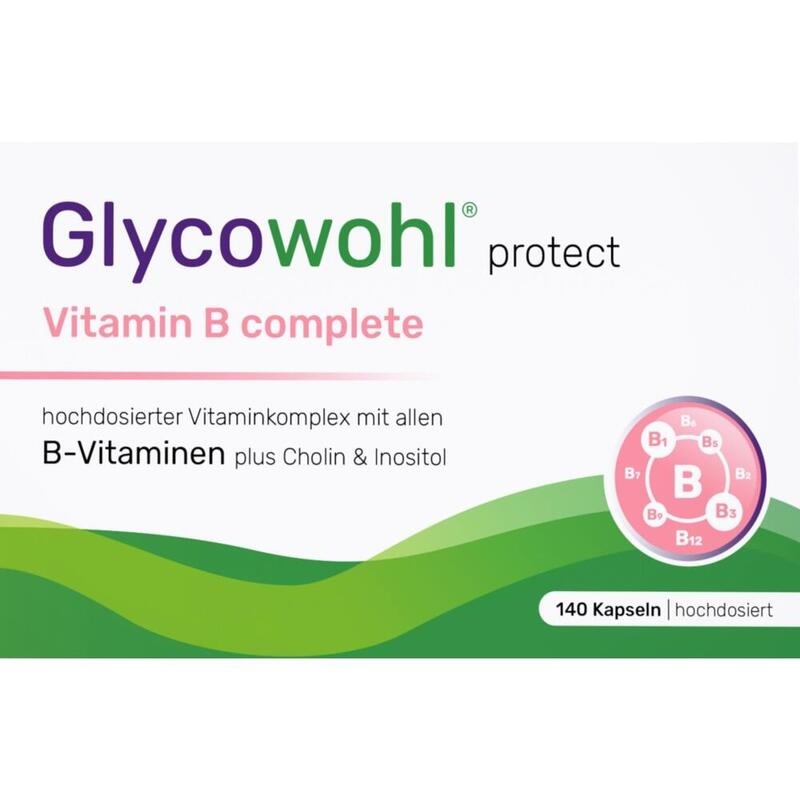 GLYCOWOHL Vitamin B complete+Inositol+Cholin Kaps.