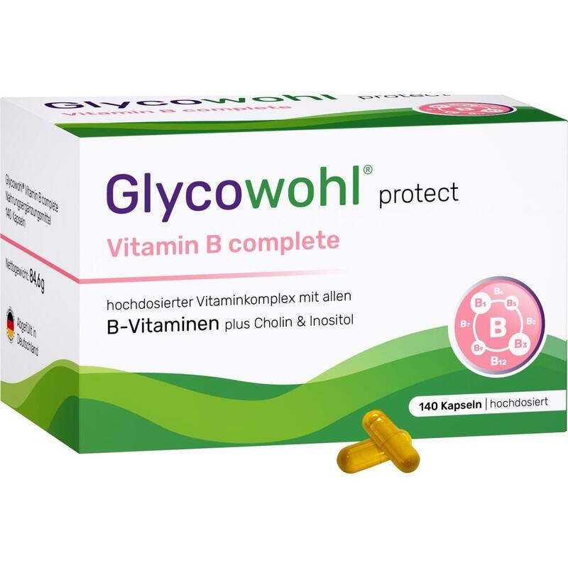 GLYCOWOHL Vitamin B complete+Inositol+Cholin Kaps.
