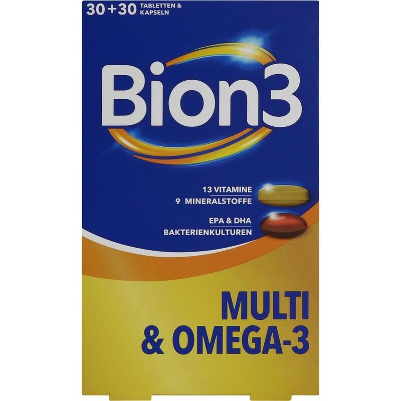 BION3 Multi+Omega-3 Kombipackung 30 Tabl.+30 Kaps.
