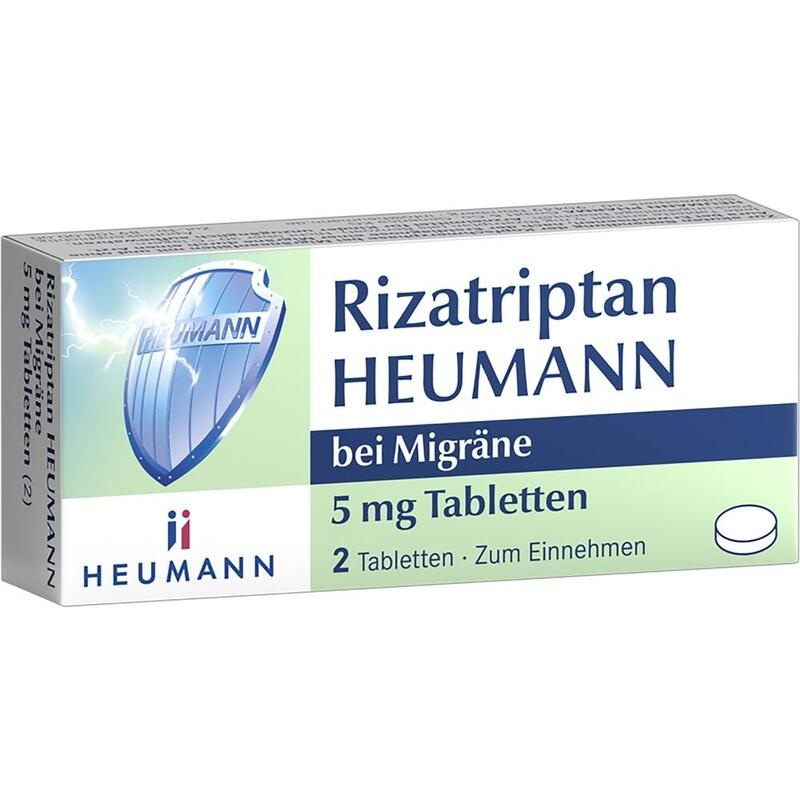 RIZATRIPTAN HEUMANN bei Migräne 5 mg Tabletten