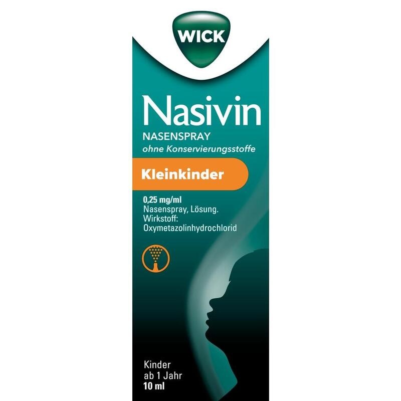 WICK Nasivin Nasenspray oK Kleinkinder 0,25 mg/ml