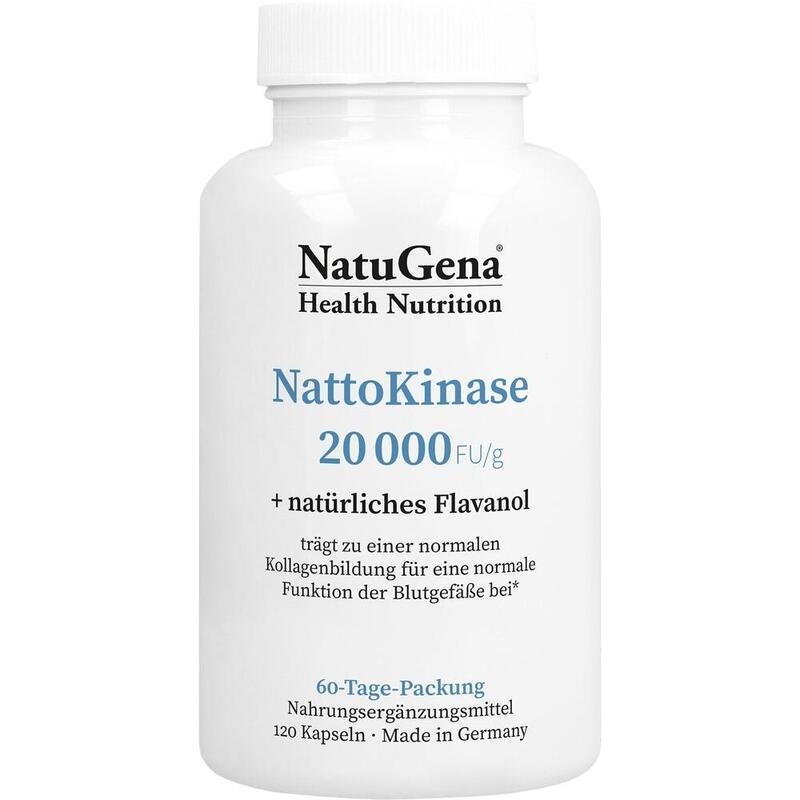 NATTOKINASE 20.000+Vitamin C vegan Kapseln