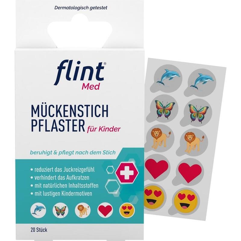 FLINT Med Mückenstich Pflaster für Kinder