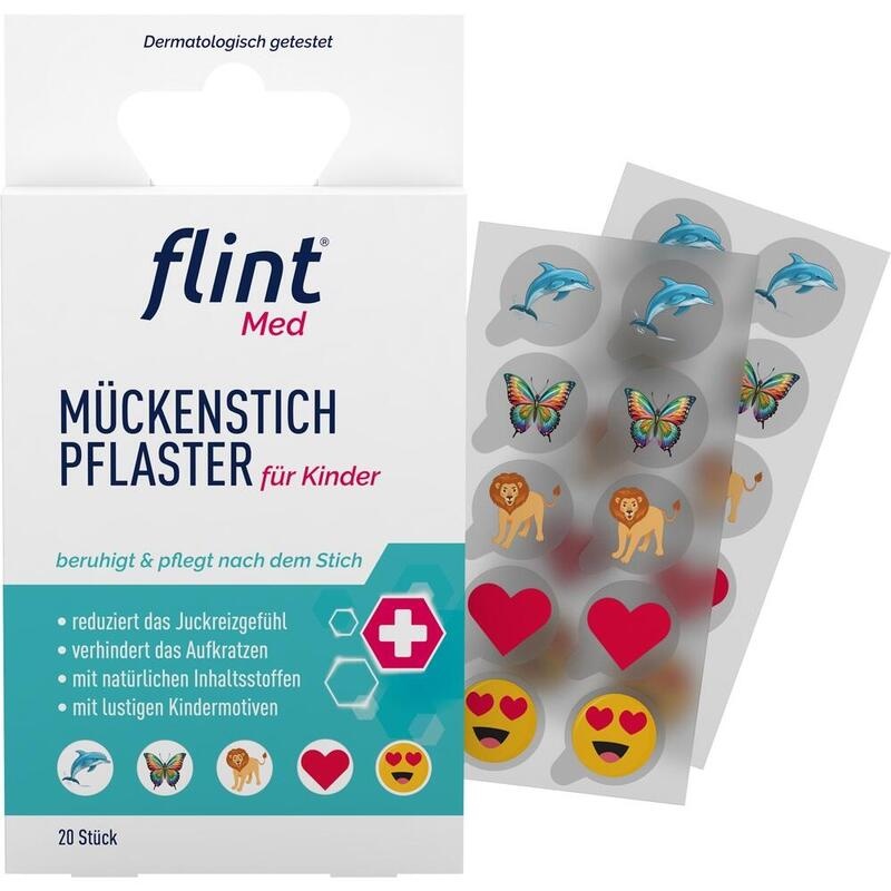 FLINT Med Mückenstich Pflaster für Kinder