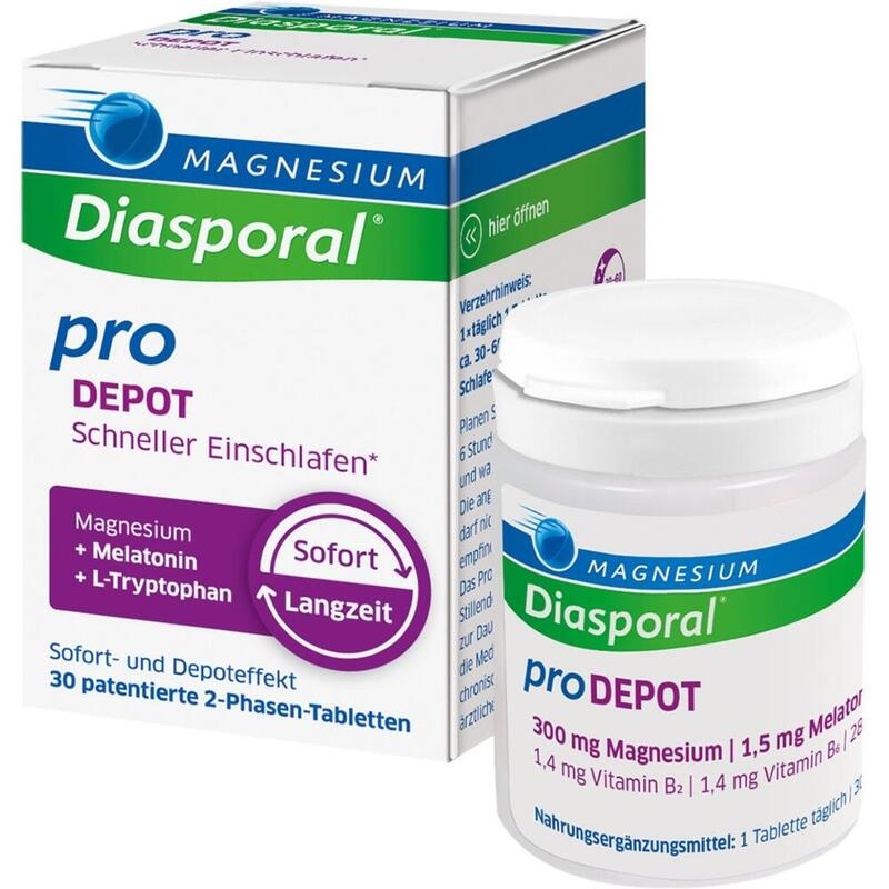 MAGNESIUM DIASPORAL pro DEPOT Schneller Einschlaf.