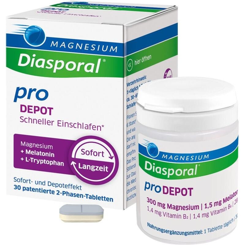 MAGNESIUM DIASPORAL pro DEPOT Schneller Einschlaf.