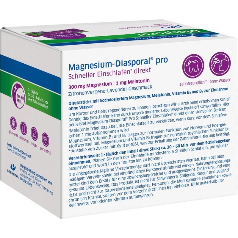 MAGNESIUM DIASPORAL pro Schneller Einschlafen dir.