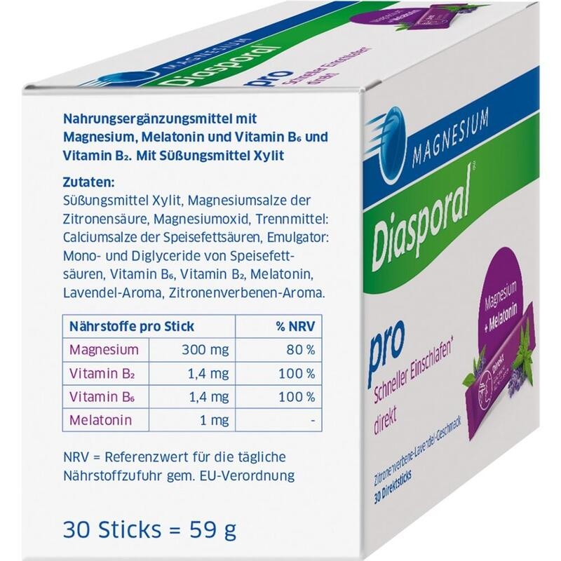 MAGNESIUM DIASPORAL pro Schneller Einschlafen dir.
