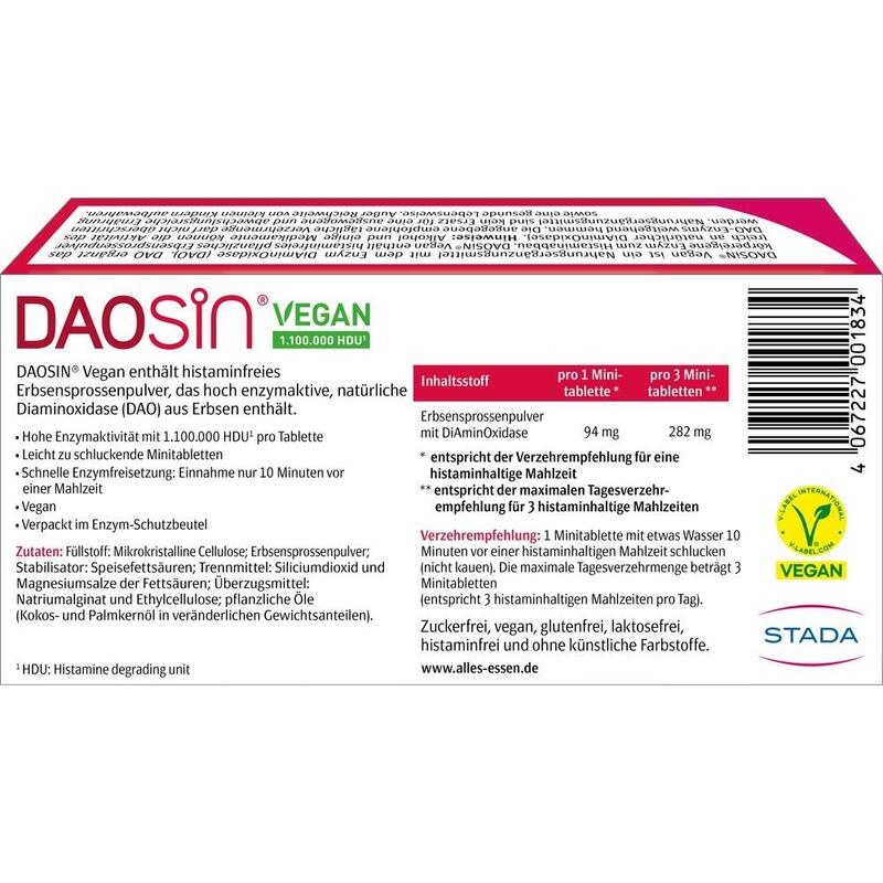 DAOSIN vegan Tabletten