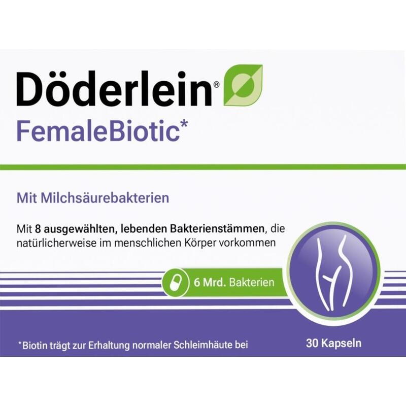 DÖDERLEIN Female Biotic m.Milchsäurebakterien Kps.