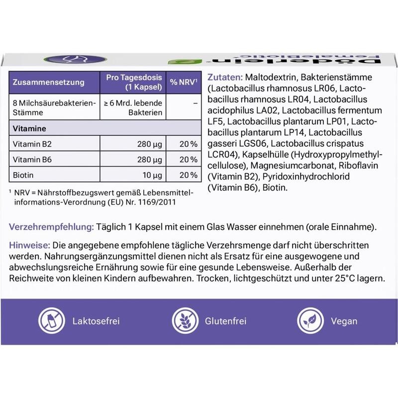 DÖDERLEIN Female Biotic m.Milchsäurebakterien Kps.