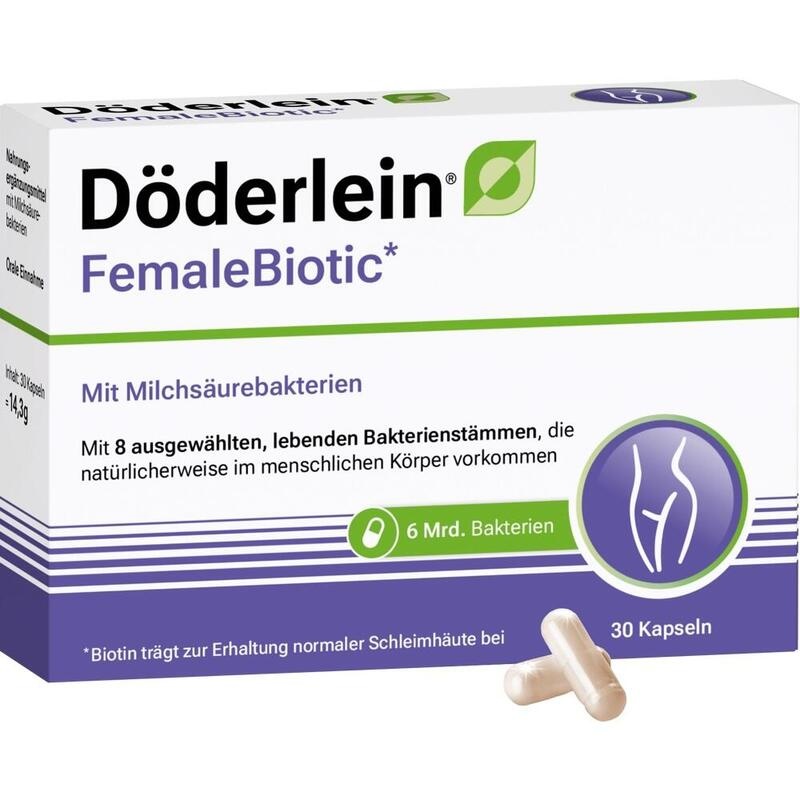 DÖDERLEIN Female Biotic m.Milchsäurebakterien Kps.
