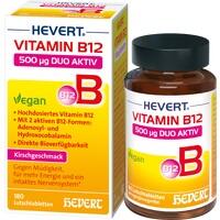 VITAMIN B12 HEVERT 500 μg Duo Aktiv Lutschtabl.