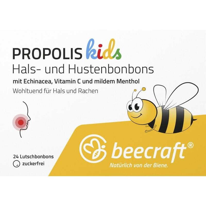 BEECRAFT KIDS Propolis Hals- und Hustenbonbons