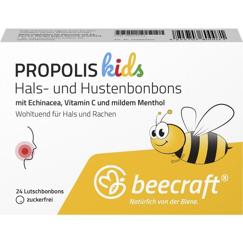 BEECRAFT KIDS Propolis Hals- und Hustenbonbons