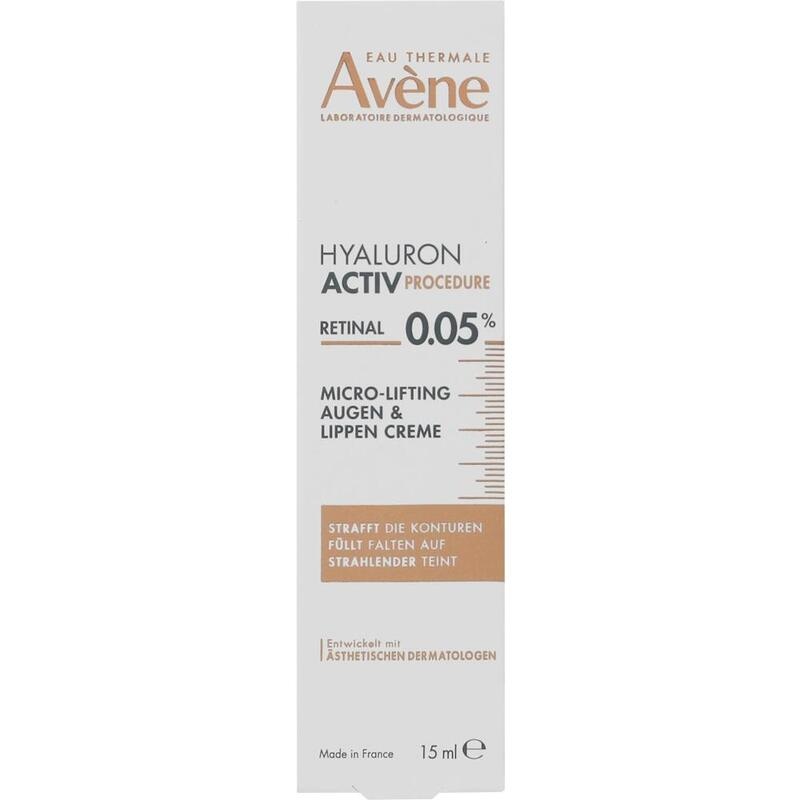 AVENE Hyaluron Activ PROCEDURE Augen-Lippen Creme