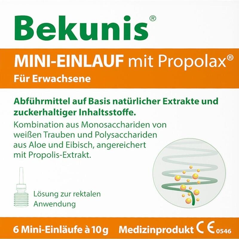 BEKUNIS Mini-Einlauf mit Propolax Klistiere