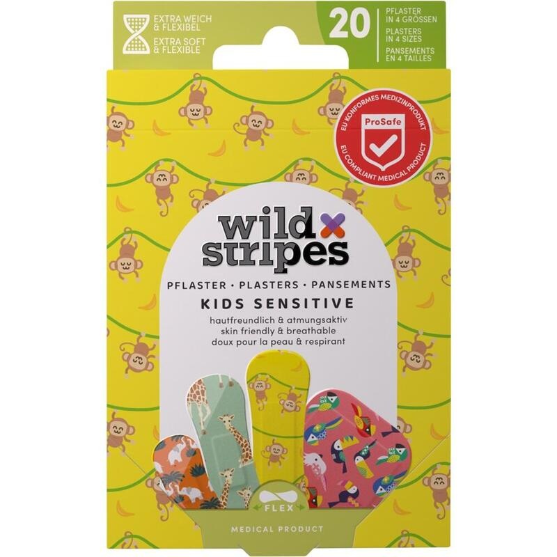 WILD STRIPES Pflaster Kids sensitiv Jungle Vibe